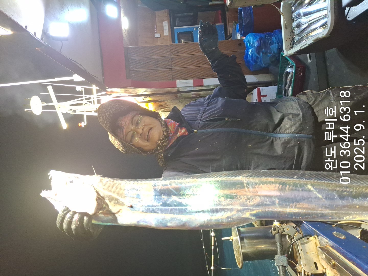 8월31일 루비호 갈치조황입니다.